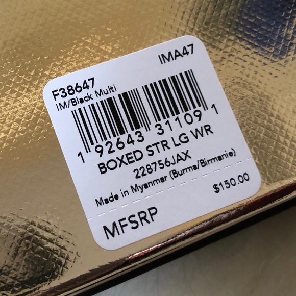 Coach NWT Large Star Wristlet with Charms - Picture 7 of 8